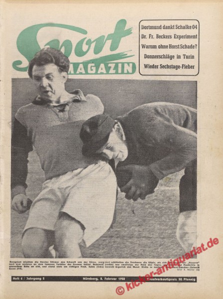Sportmagazin Nr. 6, 8.2.1950 bis 14.2.1950
