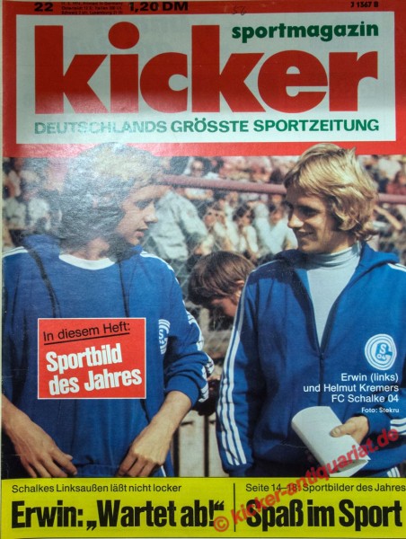 Erwin (links) und Helmut Kremer, FC Schalke 04
