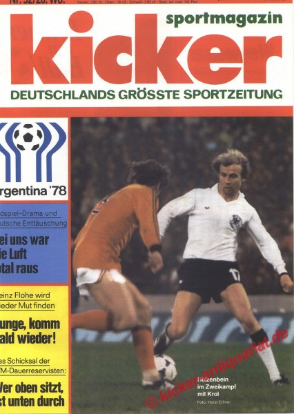 Hölzenbein (Eintracht Frankfurt): WM Argentinien 1978