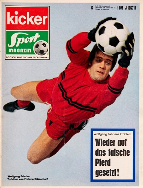 Kicker Sportmagazin Nr. 6, 20.1.1969 bis 26.1.1969