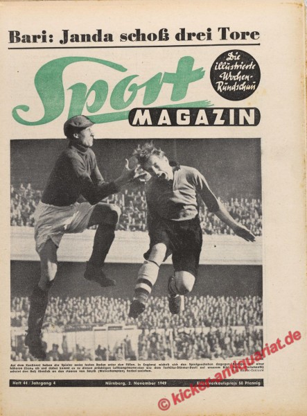 Sportmagazin Nr. 44, 2.11.1949 bis 8.11.1949