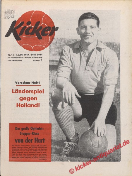 Kicker Nr. 13, 1.4.1957 bis 7.4.1957