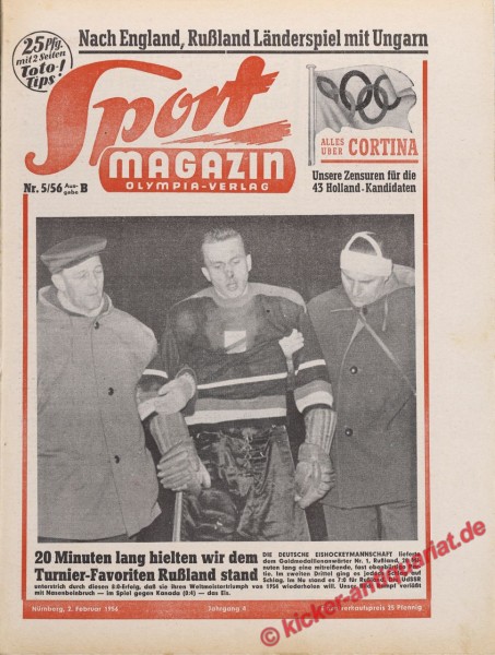 Sportmagazin Nr. 5B, 2.2.1956 bis 8.2.1956
