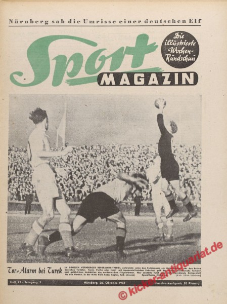 Sportmagazin Nr. 42, 20.10.1948 bis 26.10.1948