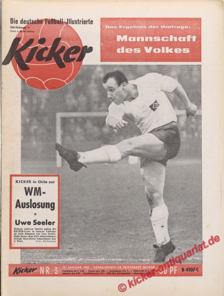 Kicker Nr. 3, 15.1.1962 bis 21.1.1962