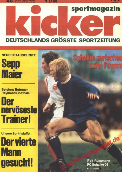 Kicker Sportmagazin Nr. 46, 5.6.1972 bis 11.6.1972