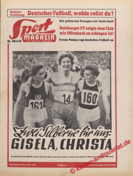 Sportmagazin Nr. 48B, 29.11.1956 bis 5.12.1956