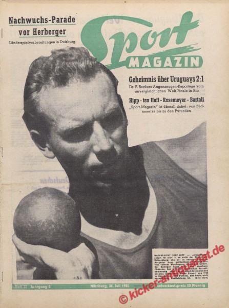 Sportmagazin Nr. 30, 26.7.1950 bis 1.8.1950