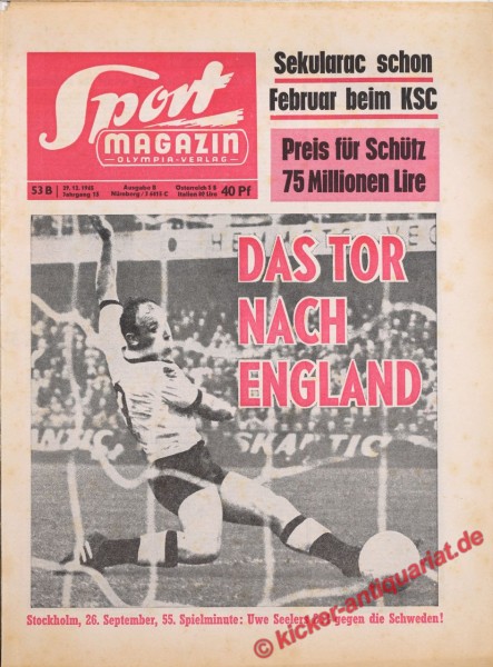 Sportmagazin Nr. 53B, 29.12.1965 bis 4.1.1966