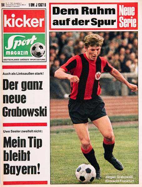 Kicker Sportmagazin Nr. 94, 24.11.1969 bis 30.11.1969