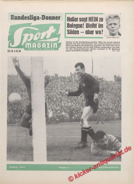 Sportmagazin Nr. 50A, 4.12.1961 bis 10.12.1961