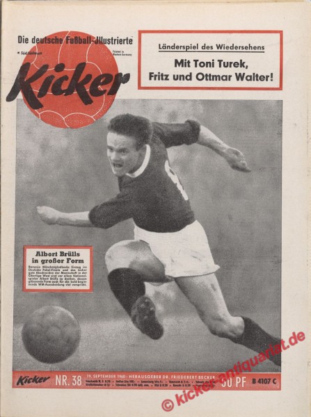 Kicker Nr. 38, 19.9.1960 bis 25.9.1960