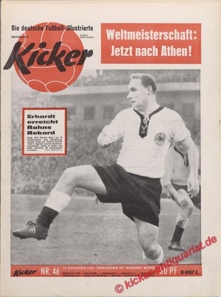 Kicker Nr. 46, 14.11.1960 bis 20.11.1960