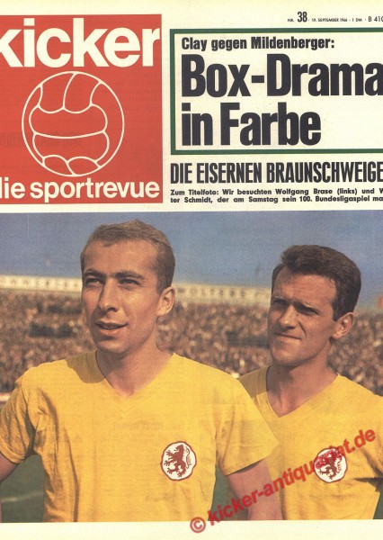 Kicker Sportrevue Nr. 38, 19.9.1966 bis 25.9.1966