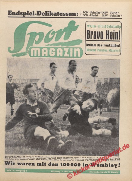 Sportmagazin Nr. 18, 2.5.1951 bis 8.5.1951