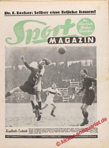 Sportmagazin Nr. 7, 16.2.1949 bis 22.2.1949
