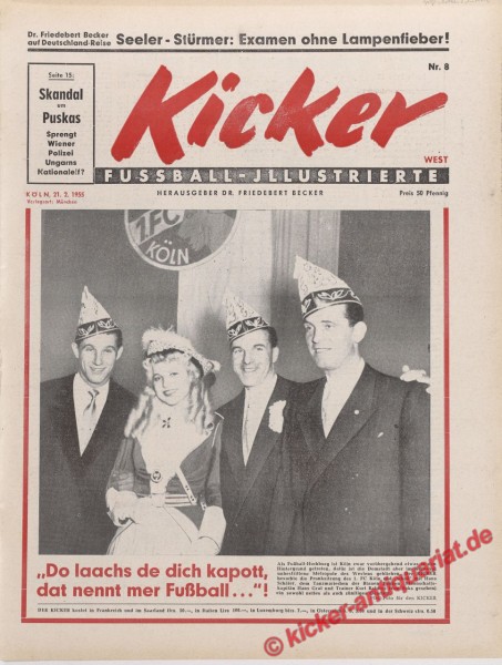 Kicker Nr. 8, 21.2.1955 bis 27.2.1955