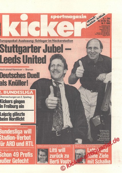 CHRISTOPH DAUM, DIETER HOENEß (VFB STUTTGART)