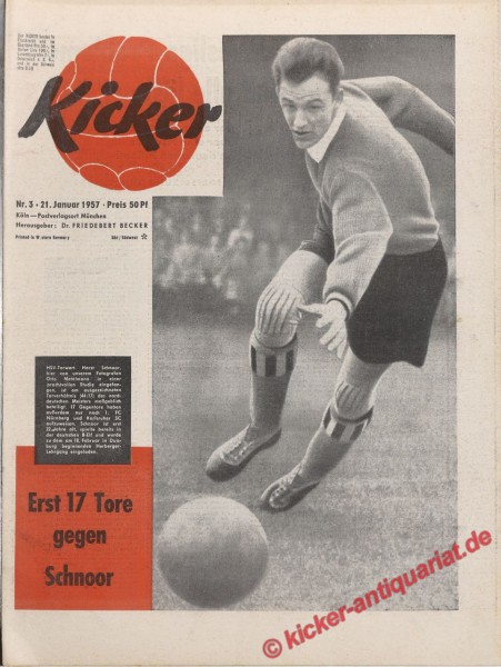 Kicker Nr. 3, 21.1.1957 bis 27.1.1957