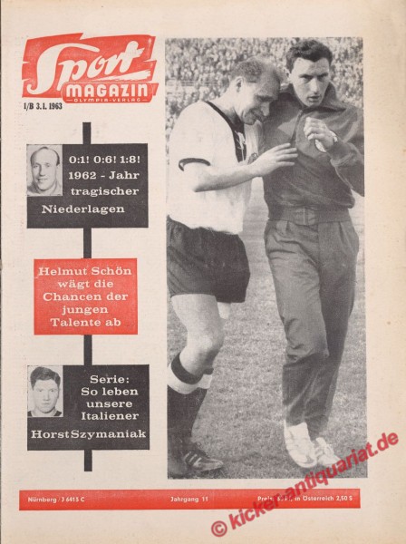 Sportmagazin Nr. 1B, 3.1.1963 bis 9.1.1963