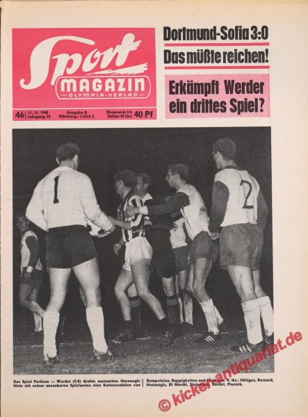 Sportmagazin Nr. 46B, 11.11.1965 bis 17.11.1965