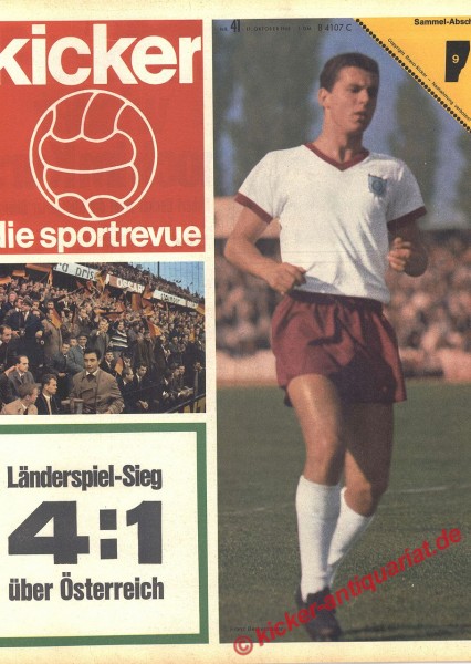 Kicker Sportrevue Nr. 41, 11.10.1965 bis 17.10.1965