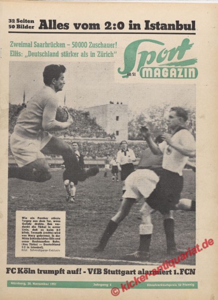 Sportmagazin Nr. 48, 28.11.1951 bis 4.12.1951