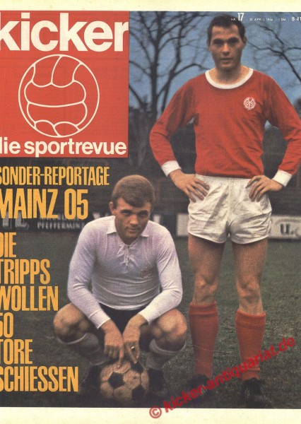 Kicker Sportrevue Nr. 17, 25.4.1966 bis 1.5.1966