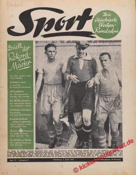 Sportmagazin Nr. 13, 2.4.1947 bis 8.4.1947