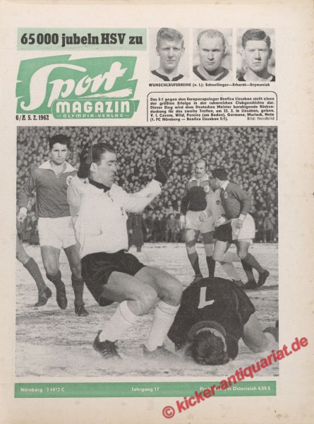 Sportmagazin Nr. 6A, 8.2.1962 bis 14.2.1962