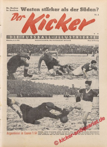 Kicker Nr. 6, 11.2.1952 bis 17.2.1952