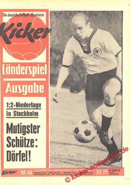 Kicker Nr. 44, 4.11.1963 bis 10.11.1963