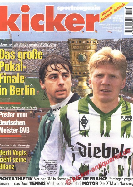 Kicker Sportmagazin Nr. 52, 26.6.1995 bis 2.7.1995