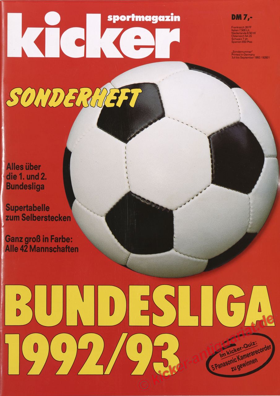 BL 93/94 SV Werder Bremen - FC Bayern München, 09.09.1993