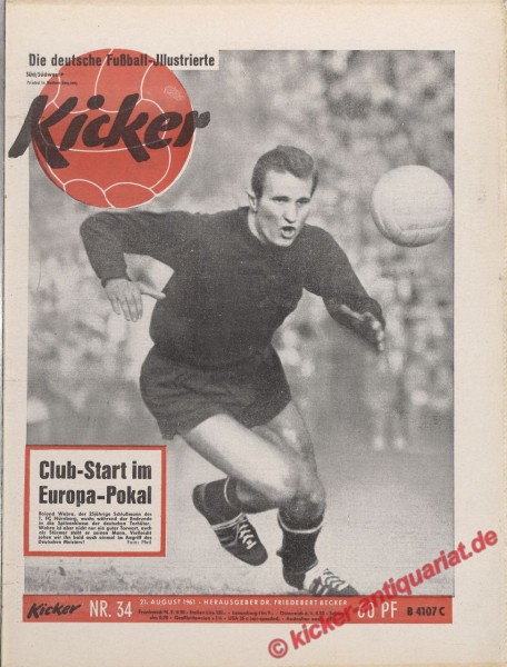 Kicker Nr. 34, 21.8.1961 bis 27.8.1961