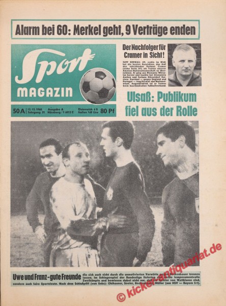 Sportmagazin Nr. 50A, 12.12.1966 bis 18.12.1966