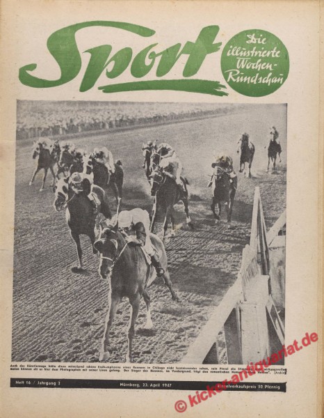 Sportmagazin Nr. 16, 23.4.1947 bis 29.4.1947