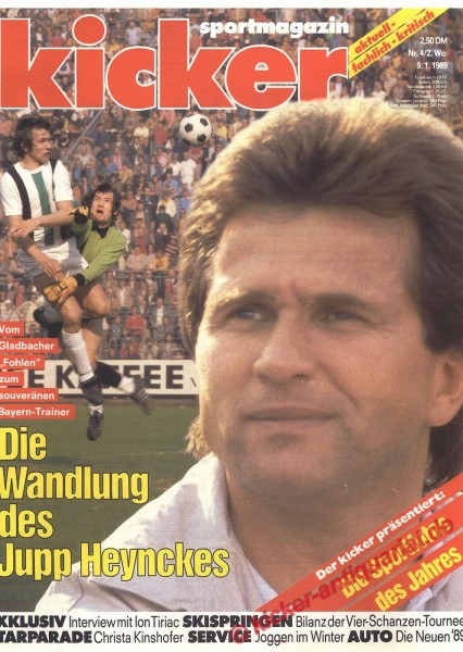 Kicker Titelbild: Die Wandlung des Jupp Heynckes.