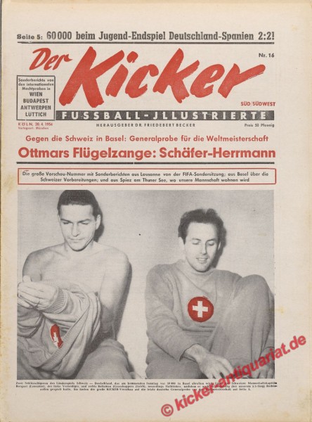 Kicker Nr. 16, 20.4.1954 bis 26.4.1954