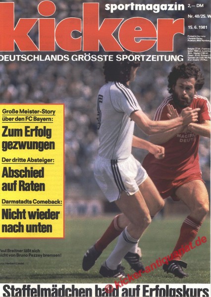 Deutscher Meister 1981 Bayern München