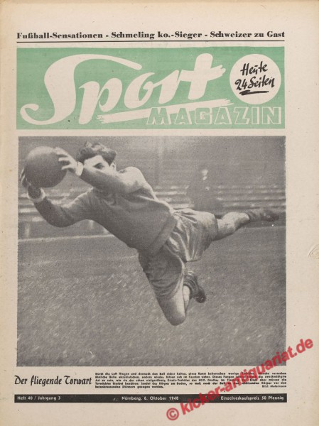 Sportmagazin Nr. 40, 6.10.1948 bis 12.10.1948