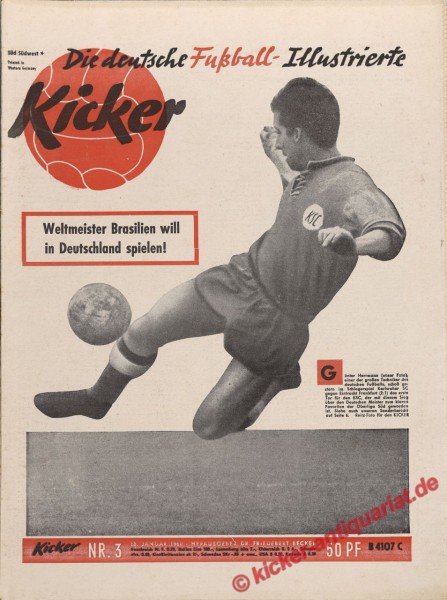 Kicker Nr. 3, 18.1.1960 bis 24.1.1960