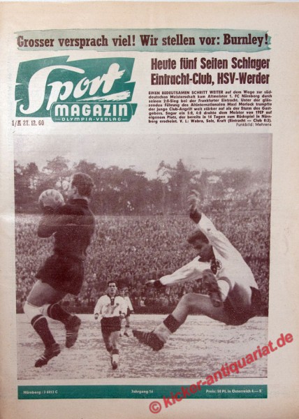 Sportmagazin Nr. 1A, 4.1.1960 bis 10.1.1960
