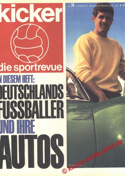 Kicker Sportrevue Nr. 38, 21.9.1964 bis 27.9.1964