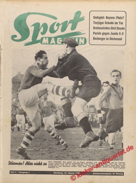 Sportmagazin Nr. 3, 18.1.1950 bis 24.1.1950