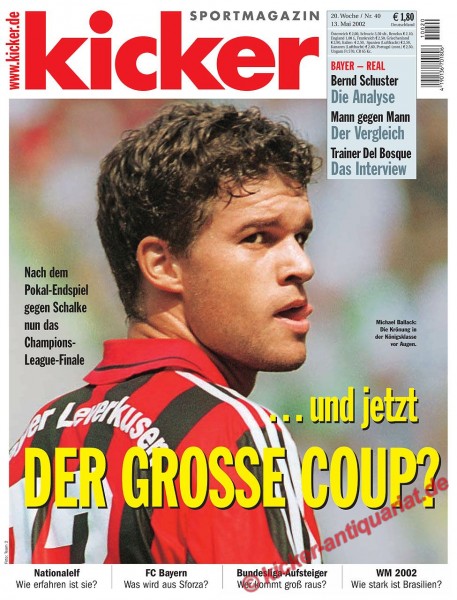 Titelbild: Michael Ballack (Bayer Leverkusen)