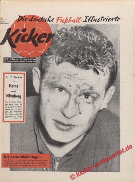 Kicker Nr. 7, 16.2.1959 bis 22.2.1959