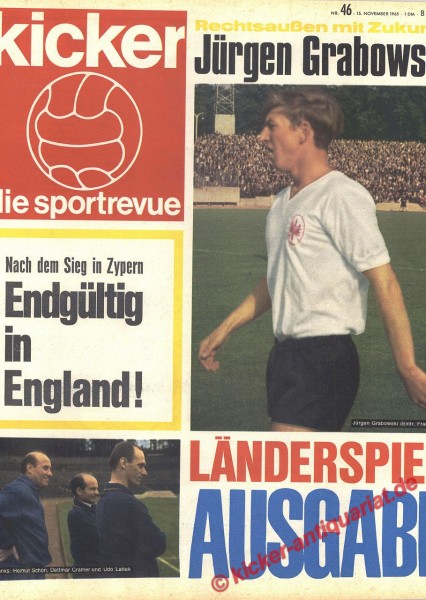 Kicker Sportrevue Nr. 46, 15.11.1965 bis 21.11.1965
