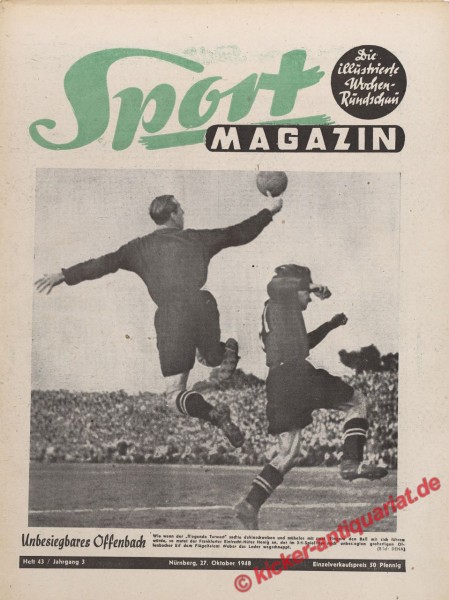 Sportmagazin Nr. 43, 27.10.1948 bis 2.11.1948