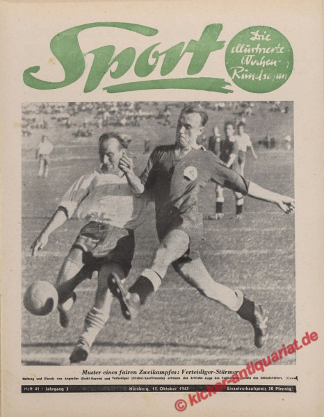 Sportmagazin Nr. 41, 15.10.1947 bis 21.10.1947